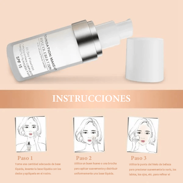 🎁Último día: compra 1 y llévate 1 gratis🎉Base de maquillaje que cambia de color para pieles maduras