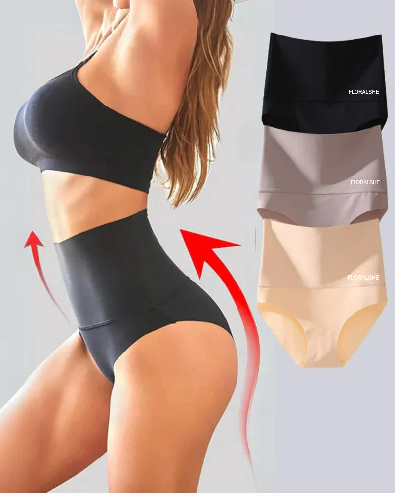 Pack de 5 braguitas de cintura alta y control de abdomen