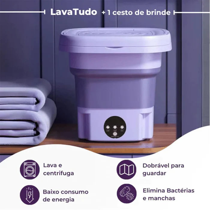 Lavadora Portátil 8 Litros - Lavar y Centrifugar