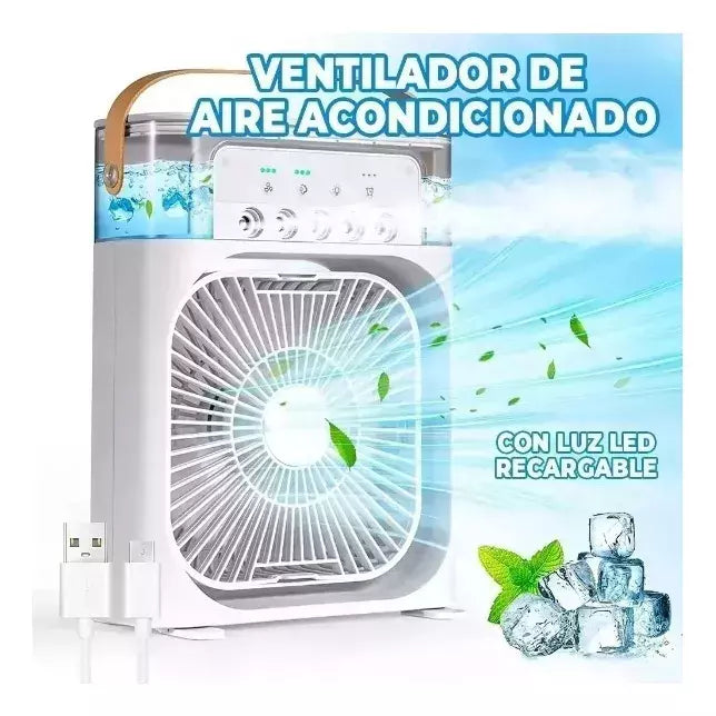 Mini Ventilador y Aire Acondicionado ¡RELAJATE CON LA FRESCURA!